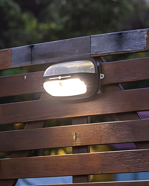 Solar Bunker Wall Light Black 2500lm 4000K IP65 IK08 With Sensor