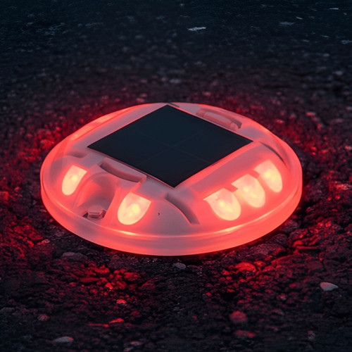 Solar Road Stud Red 20 Tonne Commercial Grade IP68 2 Units