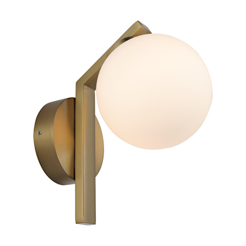 Wall Light Gold Opal Glass G9 10W IP44