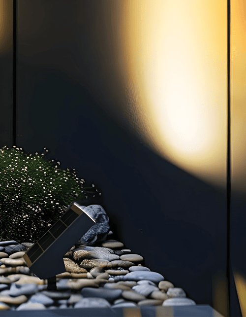 Solar Garden Spike Spotlight Grey Aluminium 4000K 500lm IP65