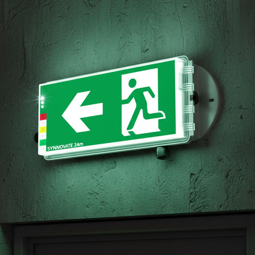 Explosion-Proof LED Emergency Exit Sign Maintained 24m IP66 IK10 Zone 1/21
