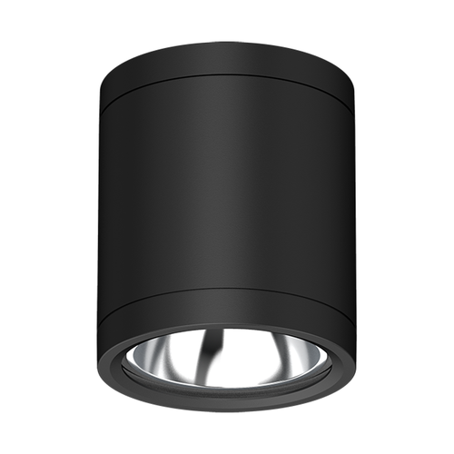 LED Downlight Black 9cm 10W Tri-CCT 807lm IP65 IK06 Dimmable Surface Mounted