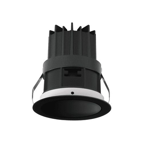 LED Downlight Black 13W 3000K 1500lm IP44 Commercial Grade