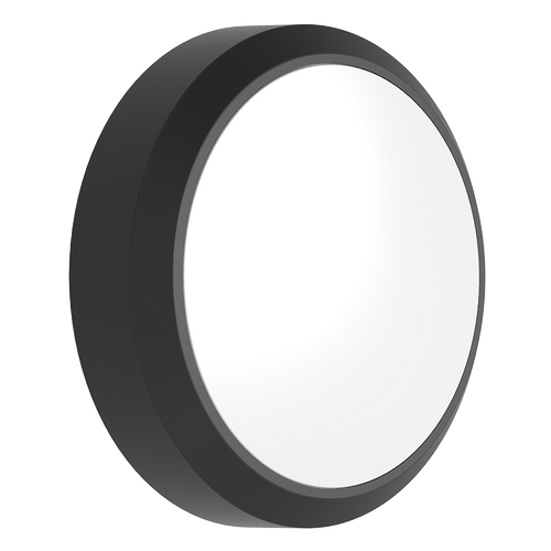 LED Bunker Light Black 338mm 29W Power Adjustable Tri-CCT 2800lm 240V IP66 IK10