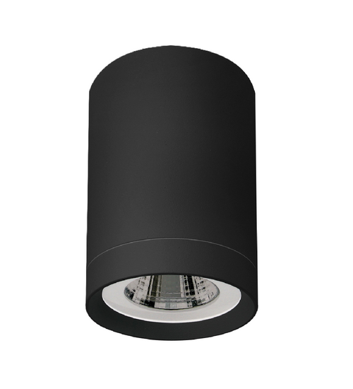 LED Downlight Black 11cm 18W 3000K 2500lm IP20 Dimmable Surface Mounted
