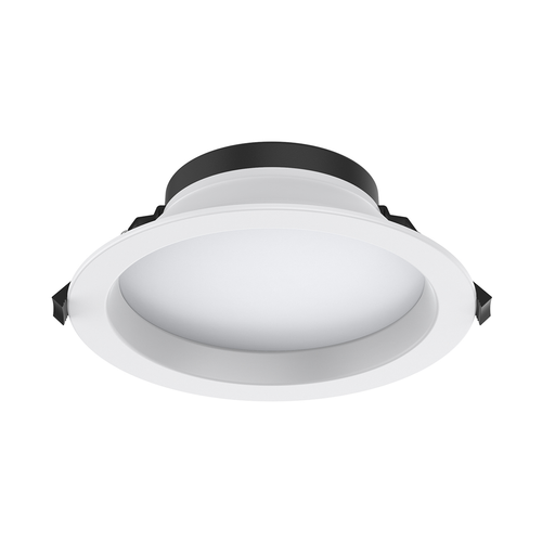 LED Downlight White 25W/20W Adjustable Tri-CCT 3050lm IP54 190mm Dimmable