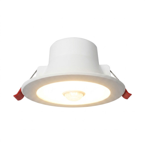 LED Downlight White 115mm 8W Tri-CCT 860lm IP44 Motion Sensor