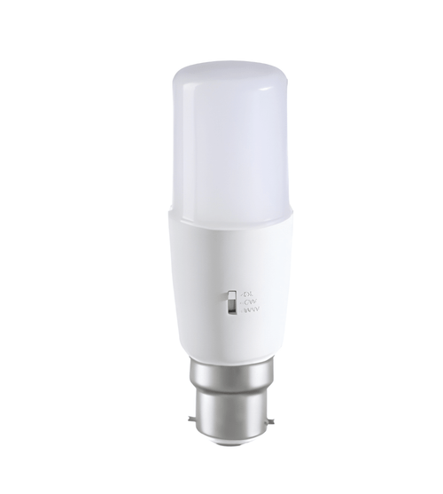 LED B22 Tri-CCT 720lm Frosted T36 8W Dimmable
