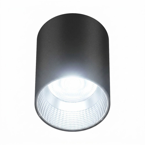 LED Downlight Black 4000K 15W 1450lm IP54 10cm Dimmable Surface Mounted