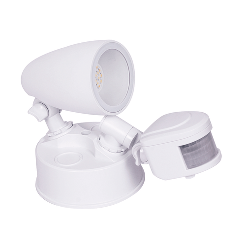 Security Spot Light White 10W Tri-CCT 1000lm 240V With Sensor IP44