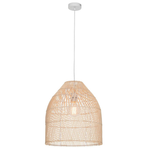 Pendant Light Natural Rattan 40cm E27 40W Adjustable Cord