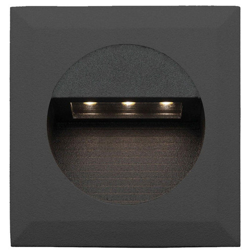 Step Light Black Square 3000K 1.2W 80lm IP54