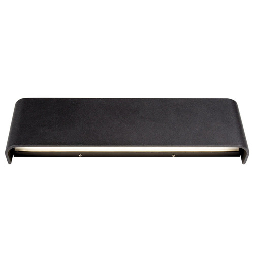 Up-Down Light Black Tri-CCT 10W 700lm IP54 32cm