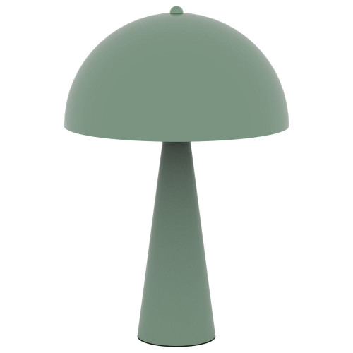 Table Lamp Green Retro Dome Cone Base E27 25W