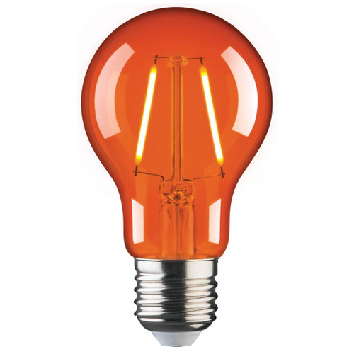 LED A60 Globe Orange Filament E27 2W