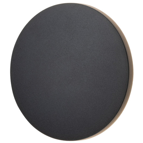 LED Wall Light Black 6W Tri-CCT 350lm IP54 14cm Round