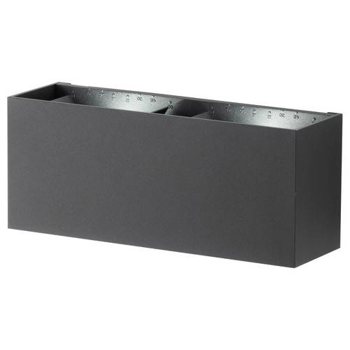 Up-Down Light Black 18W 3000K 1350lm IP65 24cm