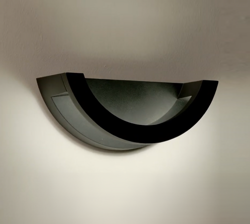 Wall Light Black 3000K 10W 500lm IP65