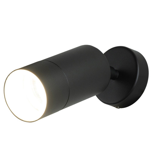 Wall Spotlight Black Stainless-Steel GU10 8W 4000K 600lm IP65