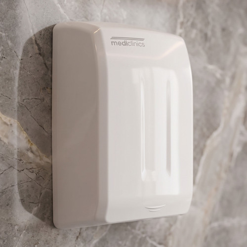 Hand Dryer White Sensor Operated 1100W 26cm