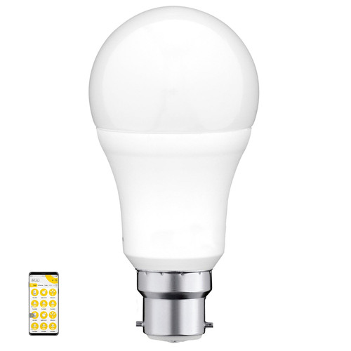 LED Smart Zigbee B22 Globe 9.5W Multi-CCT 806lm White Dimmable