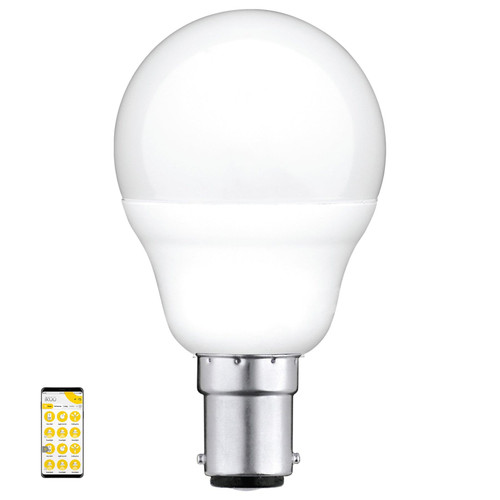 LED Round Smart Wi-Fi B15 4W 3000K 380lm White Dimmable