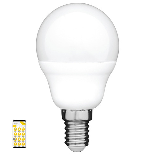 LED Round Smart Zigbee E14 4W 3000K 380lm White Dimmable