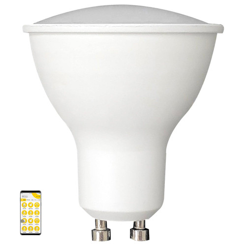 GU10 LED Globe Smart Zigbee 6W RGB Multi-CCT 420lm White Dimmable