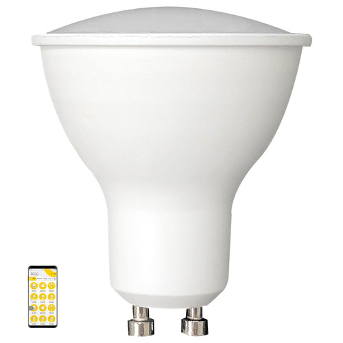 GU10 LED Globe Smart Wi-Fi 6W RGB Multi-CCT 420lm White Dimmable