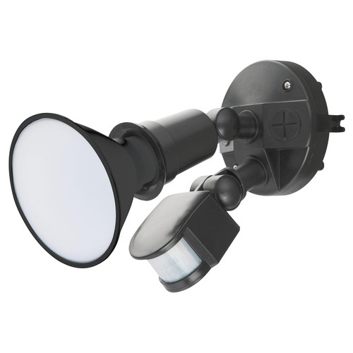Flood Light Black Motion Sensor PAR38 12W 5700K 1200lm IP44