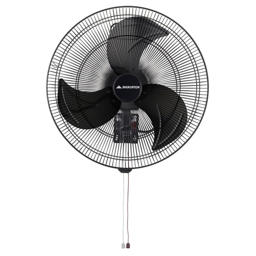50cm 20-inch Black Wall Fan 3 Blade 110W 3 Speed Industrial