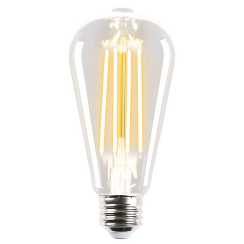 LED ST64 Filament Clear E27 7.5W 2700K 760lm Dimmable