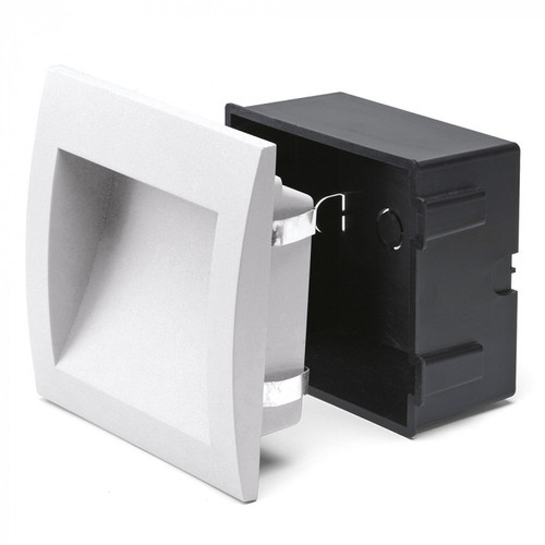 Step Light White 3W 3000K 290lm IP65 240V Square
