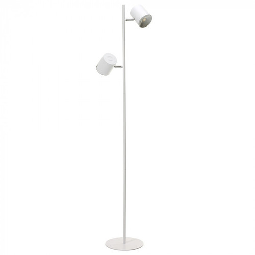 LED Floor Lamp White 10W 3000K 900lm 140cm Adjustable