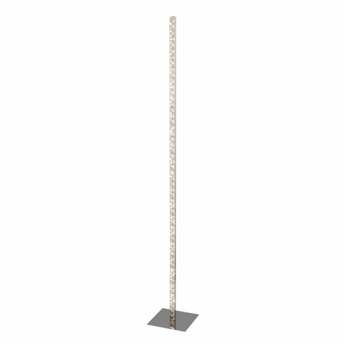 Floor Lamp Silver Crystal 13W 4000K 665lm 115cm