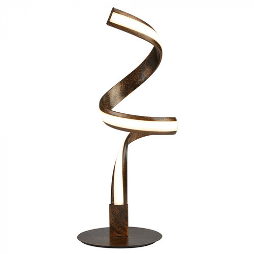 LED Table Lamp Bronze 14W 3000K 700lm Modern Twist Design