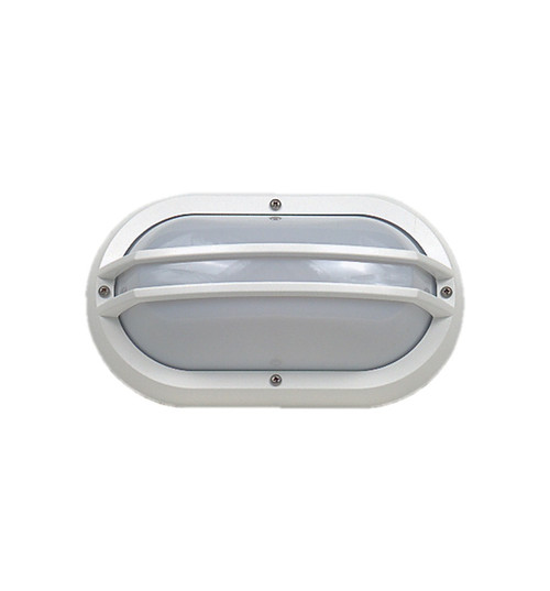 Bunker Light White Double Guard 240V E27 60W IP55 IK10
