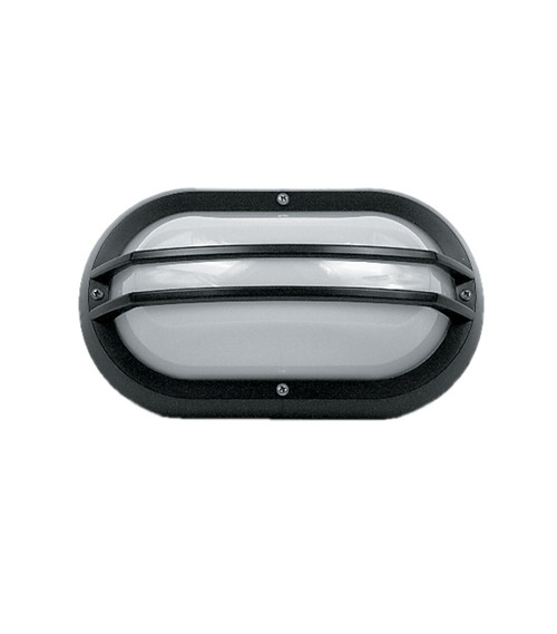 Bunker Light Black Double Guard 240V E27 60W IP55 IK10
