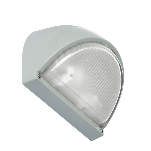 Bunker Light White Half Round 240V E27 60W IP53