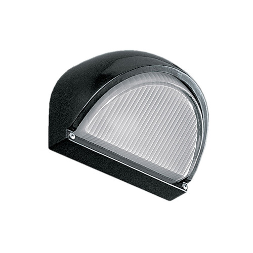 Bunker Light Black Half Round 240V E27 60W IP53