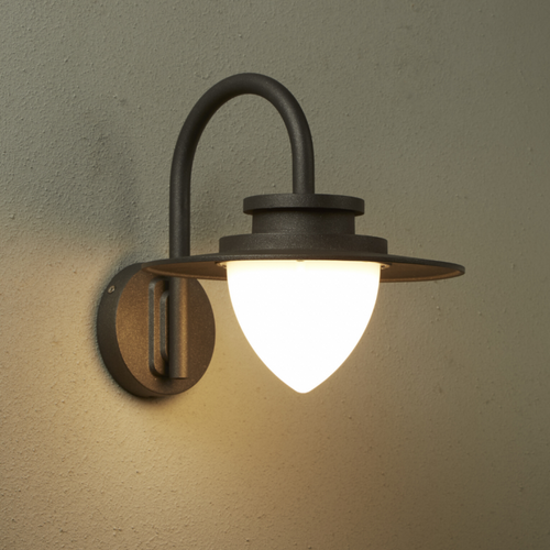 LED Wall Light Charcoal 240V 3000K 8W 545lm IP54