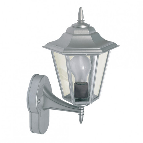 Coach Light Hexagon Silver 240V E27 60W IP44