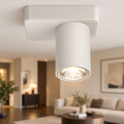 Ceiling Spotlight White 10W Adjustable GU10