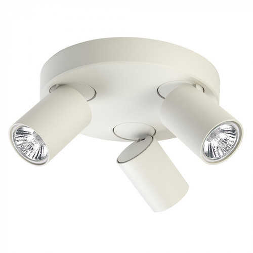 Ceiling Spotlights White 3 Heads 10W Adjustable GU10 21cm
