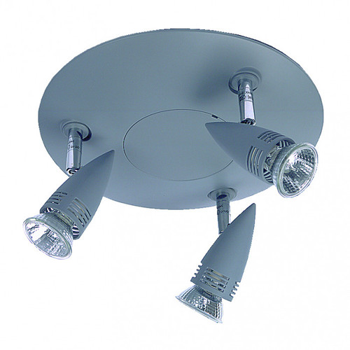 Ceiling Spotlights Grey 3 Heads 50W Adjustable GU10 26cm