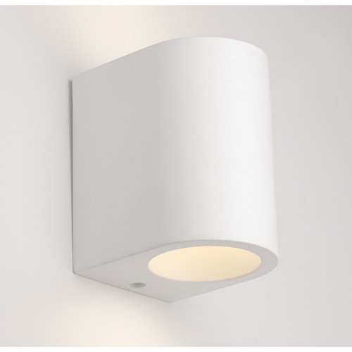 Wall Light White 40W G9 Paintable 15cm