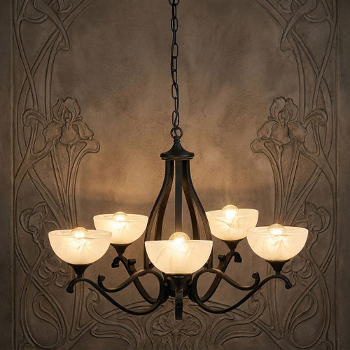 Pendant Light 68cm Dark-Brown Metal E27 60W Adjustable Cord