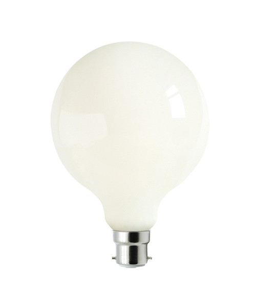 LED Globe B22 6000K 6W 600lm 95mm Frosted Dimmable