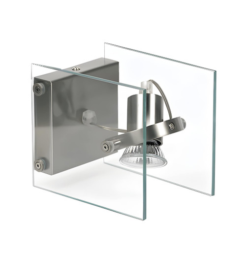 Wall Spotlight Satin-Chrome 50W GU10 Adjustable
