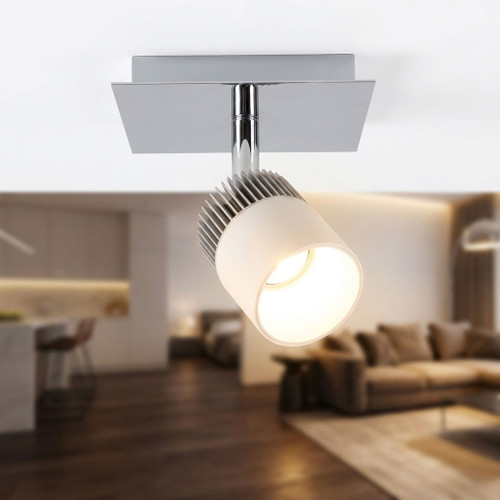 Ceiling Spotlight Chrome-White 6W 3000K 528lm